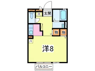 フレシャンブル【1階】の間取り