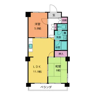 ISHIKAWAビル【2階】の間取り