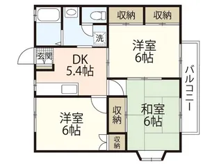 グランデュール横山 C棟【2階】の間取り