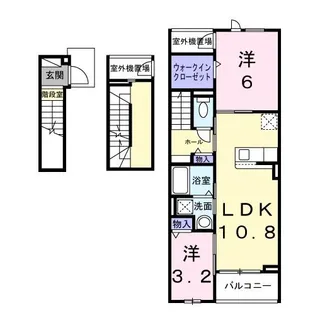 メゾン フラン【3階】の間取り