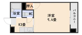 セントヒルズ鹿児島【3階】の間取り