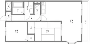 エンターマンション青江【3階】の間取り