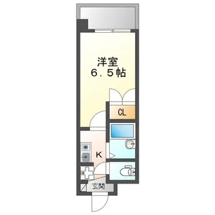 1Kの間取り画像