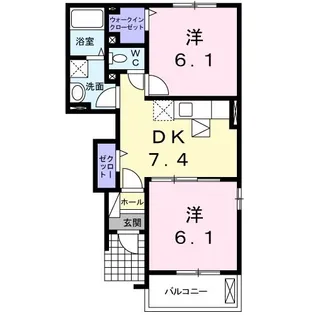 広島県尾道市瀬戸田町林【アパート】の間取り