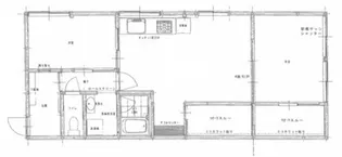 2LDKの間取り画像