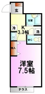 神奈川県小田原市蓮正寺【マンション】の間取り
