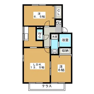 ヴィクトワール・コート【1階】の間取り