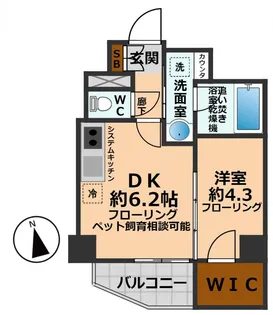 東京都杉並区高井戸東3【マンション】の間取り