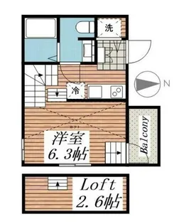 グランヒルレジデンス目黒大橋【1階】の間取り