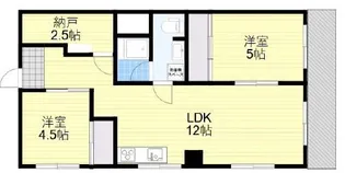 リンデンハイム白山【2階】の間取り