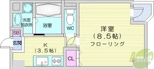 コーポタイワ3【2階】の間取り
