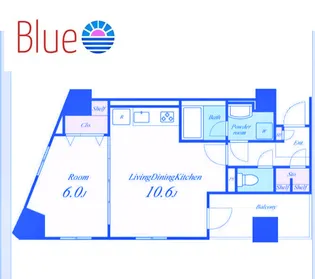 プラス横浜反町【3階】の間取り