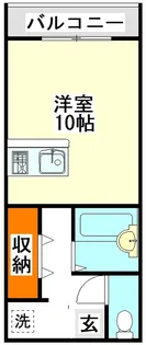 コーポM&T【1階】の間取り