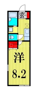 荒川ハイツ【1階】の間取り