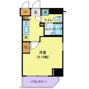 プレスタイル森下II【4階】の間取り