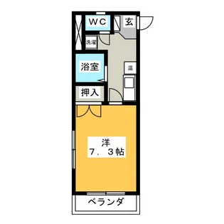 スノーランド外山【3階】の間取り