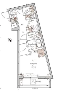 ガリシア上目黒【3階】の間取り