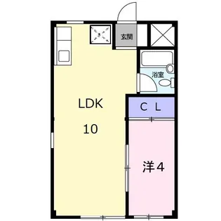 三重県津市高茶屋小森町【アパート】の間取り