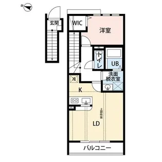 東京都町田市中町2【アパート】の間取り