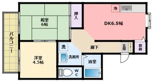 シーサイドハウス東町【1階】の間取り