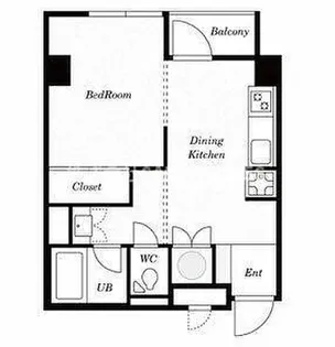 東京都港区麻布十番2【マンション】の間取り