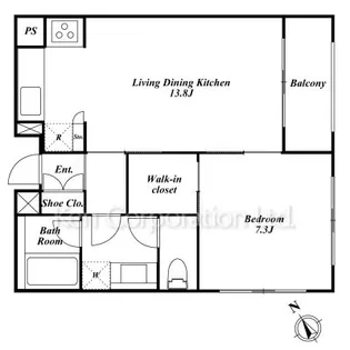 マハロ目黒洗足【3階】の間取り