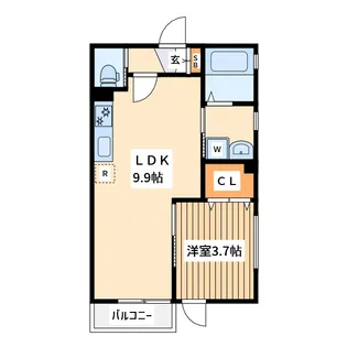 アールマンション【3階】の間取り