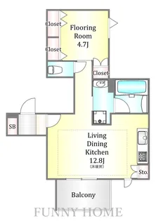 (仮称)上馬4丁目メゾン【2階】の間取り