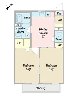 リヴァージュ【1階】の間取り