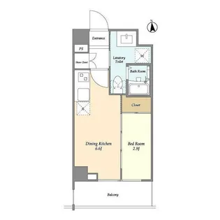東京都新宿区下落合1【マンション】の間取り