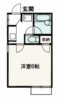 ホワイトレジデンスI【1階】の間取り