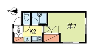 ビューファイン上荻【2階】の間取り