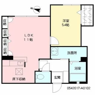 マノア A【1階】の間取り