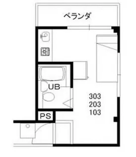 クレールサヤマハイツ【3階】の間取り