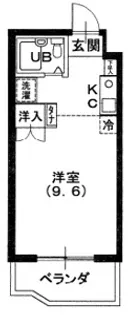 アップル第1マンション【3階】の間取り