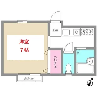 ドエルヤマキ【2階】の間取り