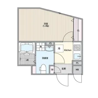 エルファーロ代々木上原IV【2階】の間取り
