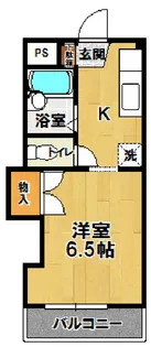 細田レジデンス【3階】の間取り