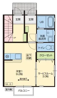 プランドール【1階】の間取り