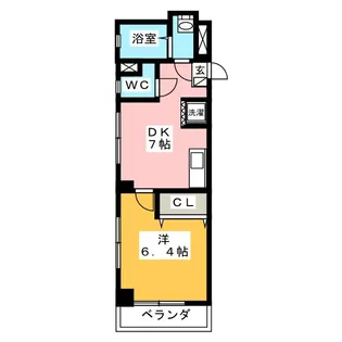 小井川ビル【2階】の間取り