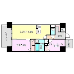 アミル11番館【12階】の間取り