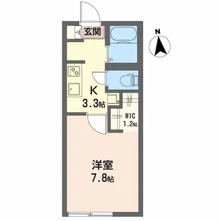 フォンティーヌ【2階】の間取り