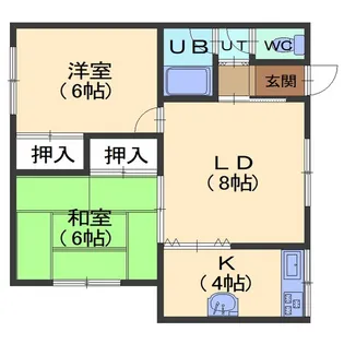 コーポ斉藤【1階】の間取り