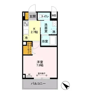 Espoir【3階】の間取り