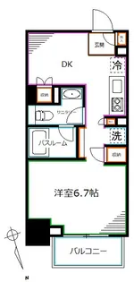 東京都杉並区方南2【マンション】の間取り