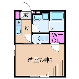 神奈川県川崎市中原区木月4【マンション】の間取り