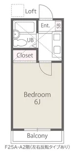 ダイニチ館F25番館【2階】の間取り