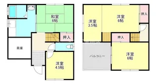 大阪府堺市中区辻之【一戸建】の間取り