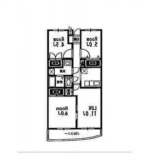 群馬県高崎市江木町【アパート】の間取り