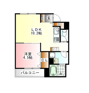 豊田第3コーポラス【2階】の間取り